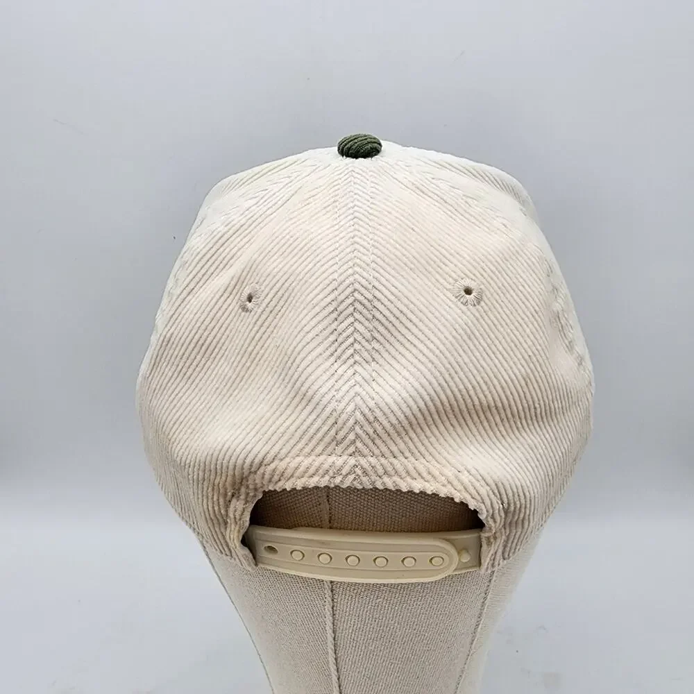 New Era Atlanta Braves Heritage Golf Corduroy Snapback Hat Cap Pre-Curved Retro
